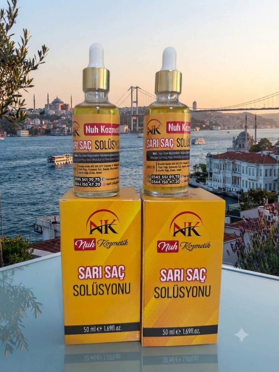 2 ADET SARI SAÇ SOLÜSYONU