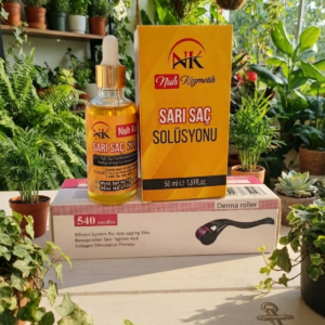SARI SAÇ SOLÜSYONU +DERMOLER TARAK